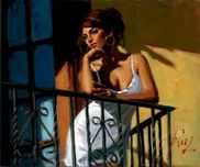 Fabian Perez Fabian Perez Saba at the Balcony VIII